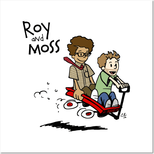 Roy and Moss Wall Art by peabodysart